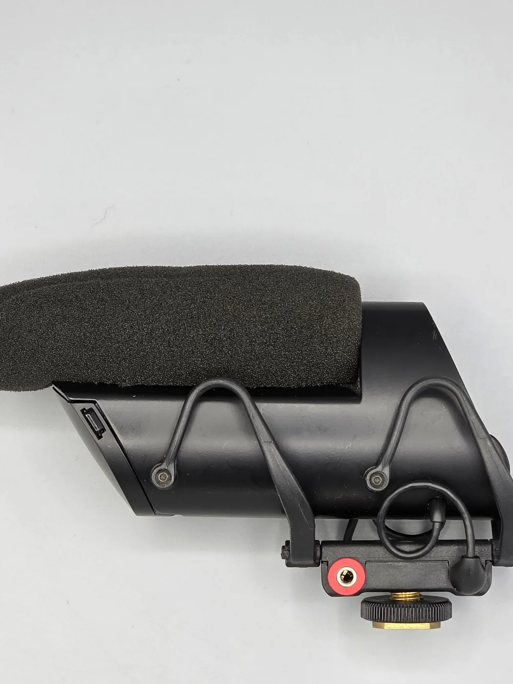 Shure Black Shotgun Microphone with Foam Windshield